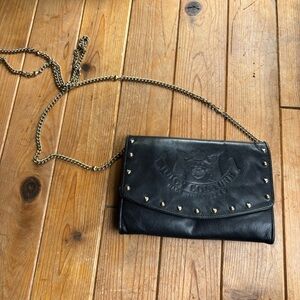 Juicy Couture Black Crossbody Bag with Studs